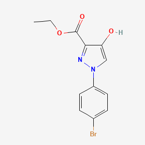 ethyl 1-(4-bromophenyl)-4-hydroxy-1H-pyrazole-3-carboxylate