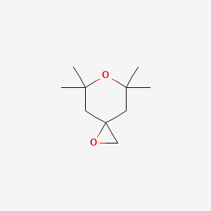 molecular formula C10H18O2 B2619127 5,5,7,7-Tetramethyl-1,6-dioxaspiro[2.5]octane CAS No. 2248414-87-9
