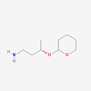 molecular formula C9H19NO2 B2619144 (3S)-3-((Tetrahydro-2H-pyran-2-yl)oxy)butan-1-amine CAS No. 1807940-19-7