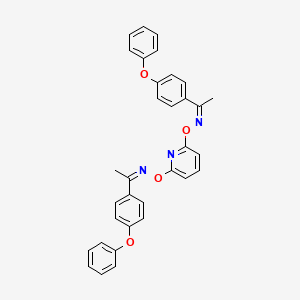 1-(4-phenoxyphenyl)-1-ethanone O-[6-({[1-(4-phenoxyphenyl)ethylidene]amino}oxy)-2-pyridinyl]oxime