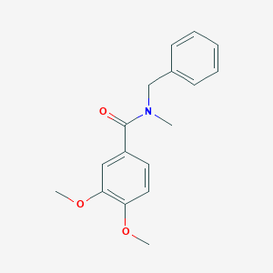 molecular formula C17H19NO3 B261916 N-benzyl-3,4-dimethoxy-N-methylbenzamide 