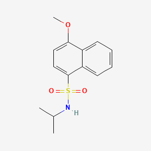 4-methoxy-N-propan-2-ylnaphthalene-1-sulfonamide