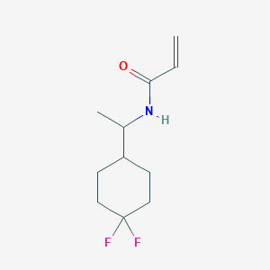 N-[1-(4,4-Difluorocyclohexyl)ethyl]prop-2-enamide