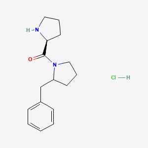 2-benzyl-1-[(2S)-pyrrolidine-2-carbonyl]pyrrolidine hydrochloride