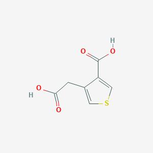4-(Carboxymethyl)thiophene-3-carboxylic acid