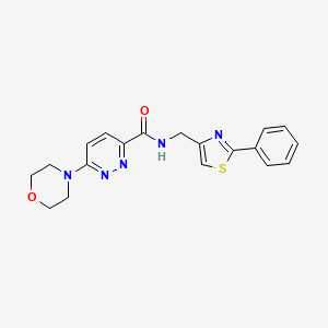 6-morpholino-N-((2-phenylthiazol-4-yl)methyl)pyridazine-3-carboxamide