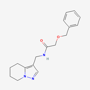 2-(benzyloxy)-N-((4,5,6,7-tetrahydropyrazolo[1,5-a]pyridin-3-yl)methyl)acetamide