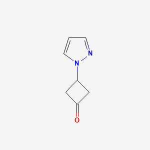 3-(1H-pyrazol-1-yl)cyclobutan-1-one