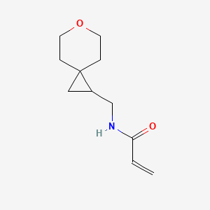 N-(6-Oxaspiro[2.5]octan-2-ylmethyl)prop-2-enamide