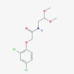 molecular formula C12H15Cl2NO4 B261927 2-(2,4-dichlorophenoxy)-N-(2,2-dimethoxyethyl)acetamide 