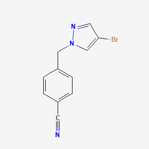 4-((4-Bromo-1H-pyrazol-1-yl)methyl)benzonitrile