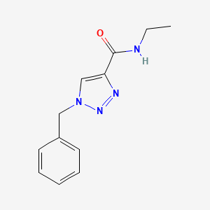 molecular formula C12H14N4O B2619288 1-Benzyl-N-ethyl-1H-1,2,3-triazole-4-carboxamide CAS No. 1935363-53-3
