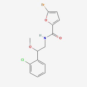molecular formula C14H13BrClNO3 B2619303 5-bromo-N-(2-(2-chlorophenyl)-2-methoxyethyl)furan-2-carboxamide CAS No. 1795195-18-4