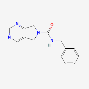 N-benzyl-5H-pyrrolo[3,4-d]pyrimidine-6(7H)-carboxamide