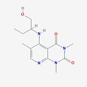 5-((1-hydroxybutan-2-yl)amino)-1,3,6-trimethylpyrido[2,3-d]pyrimidine-2,4(1H,3H)-dione