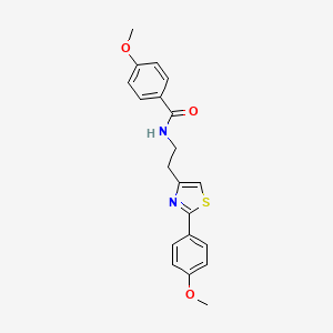 4-methoxy-N-(2-(2-(4-methoxyphenyl)thiazol-4-yl)ethyl)benzamide