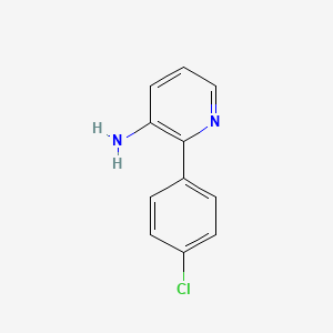 molecular formula C11H9ClN2 B2619468 2-(4-Chlorophenyl)pyridin-3-amine CAS No. 886507-57-9