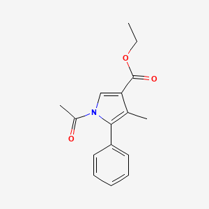 B2619473 ethyl 1-acetyl-4-methyl-5-phenyl-1H-pyrrole-3-carboxylate CAS No. 222403-54-5