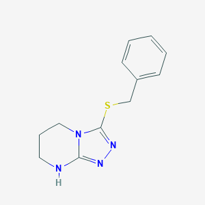 molecular formula C12H14N4S B261948 Benzyl 5,6,7,8-tetrahydro[1,2,4]triazolo[4,3-a]pyrimidin-3-yl sulfide 