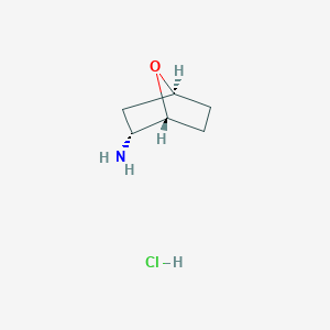 molecular formula C6H12ClNO B2619525 Rac-(1R,2R,4S)-7-oxabicyclo[2.2.1]hept-2-ylamine hydrochloride CAS No. 2169980-99-6
