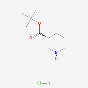 B2619529 tert-Butyl (3R)-piperidine-3-carboxylate hydrochloride CAS No. 2089245-14-5