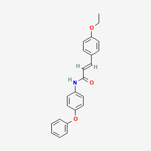 molecular formula C23H21NO3 B2619535 3-(4-ethoxyphenyl)-N-(4-phenoxyphenyl)acrylamide CAS No. 297149-86-1