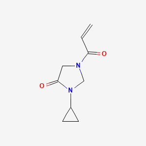 3-Cyclopropyl-1-prop-2-enoylimidazolidin-4-one