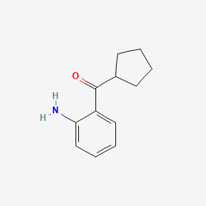 molecular formula C12H15NO B2619594 2-Cyclopentanecarbonylaniline CAS No. 106718-47-2