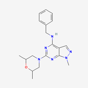 N-benzyl-6-(2,6-dimethylmorpholin-4-yl)-1-methyl-1H-pyrazolo[3,4-d]pyrimidin-4-amine