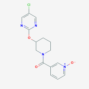 3-(3-((5-Chloropyrimidin-2-yl)oxy)piperidine-1-carbonyl)pyridine 1-oxide