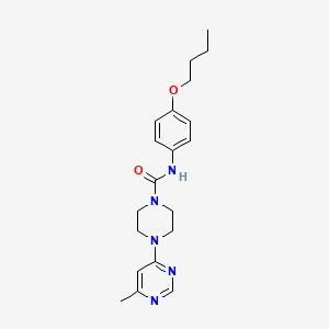 N-(4-butoxyphenyl)-4-(6-methylpyrimidin-4-yl)piperazine-1-carboxamide
