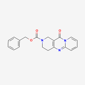 benzyl 11-oxo-3,4-dihydro-1H-dipyrido[1,2-a:4',3'-d]pyrimidine-2(11H)-carboxylate