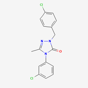 2-(4-chlorobenzyl)-4-(3-chlorophenyl)-5-methyl-2,4-dihydro-3H-1,2,4-triazol-3-one