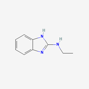 molecular formula C9H11N3 B2619708 N-ethyl-1H-1,3-benzimidazol-2-amine CAS No. 21578-59-6
