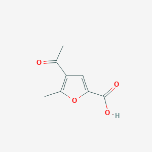 molecular formula C8H8O4 B2619728 4-Acetyl-5-methyl-2-furoic acid CAS No. 130446-63-8