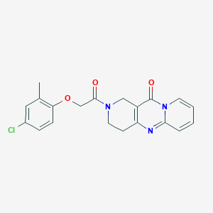 2-(2-(4-chloro-2-methylphenoxy)acetyl)-3,4-dihydro-1H-dipyrido[1,2-a:4',3'-d]pyrimidin-11(2H)-one