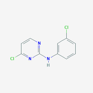 4-chloro-N-(3-chlorophenyl)pyrimidin-2-amine