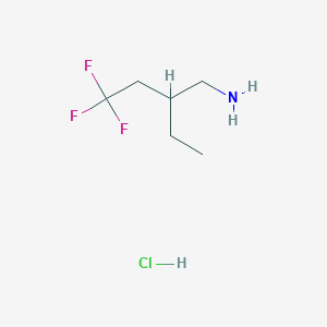 3-(Aminomethyl)-1,1,1-trifluoropentane hydrochloride