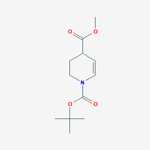 molecular formula C12H19NO4 B2619774 1-Tert-butyl 4-methyl 1,2,3,4-tetrahydropyridine-1,4-dicarboxylate CAS No. 71233-30-2