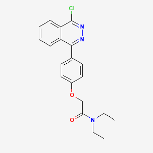 molecular formula C20H20ClN3O2 B2619781 2-[4-(4-chlorophthalazin-1-yl)phenoxy]-N,N-diethylacetamide CAS No. 732260-57-0