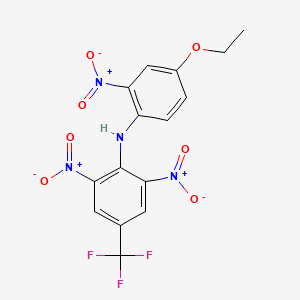 N-(4-ethoxy-2-nitrophenyl)-2,6-dinitro-4-(trifluoromethyl)aniline