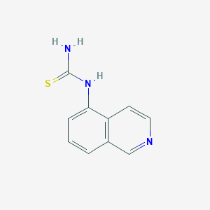 molecular formula C10H9N3S B2619809 N-(5-isoquinolinyl)thiourea CAS No. 72677-72-6