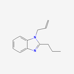 molecular formula C13H16N2 B2619827 1-allyl-2-propyl-1H-benzo[d]imidazole CAS No. 423732-84-7