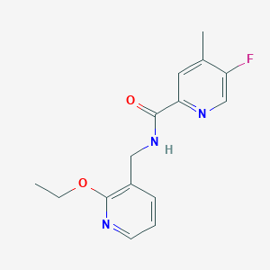 N-[(2-Ethoxypyridin-3-yl)methyl]-5-fluoro-4-methylpyridine-2-carboxamide