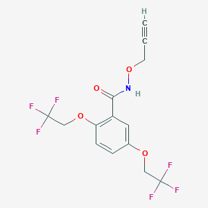 N-(2-propynyloxy)-2,5-bis(2,2,2-trifluoroethoxy)benzenecarboxamide