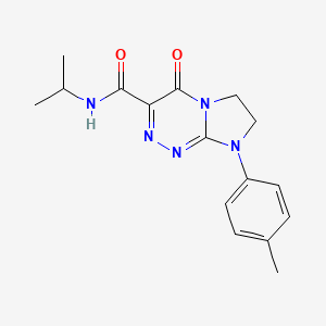 N-isopropyl-4-oxo-8-(p-tolyl)-4,6,7,8-tetrahydroimidazo[2,1-c][1,2,4]triazine-3-carboxamide