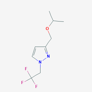 3-(isopropoxymethyl)-1-(2,2,2-trifluoroethyl)-1H-pyrazole