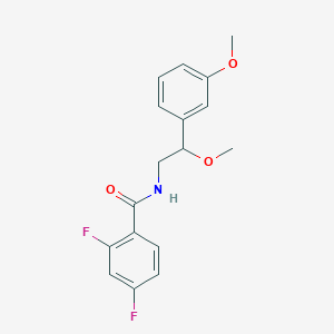 2,4-difluoro-N-(2-methoxy-2-(3-methoxyphenyl)ethyl)benzamide