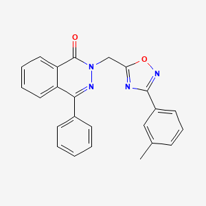 4-phenyl-2-((3-(m-tolyl)-1,2,4-oxadiazol-5-yl)methyl)phthalazin-1(2H)-one