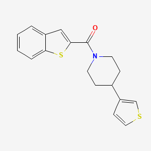 Benzo[b]thiophen-2-yl(4-(thiophen-3-yl)piperidin-1-yl)methanone